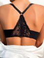 Lace Trimmed Underwire Bra