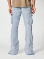 SUMWON Flare Fit Jean With Cargo Pockets