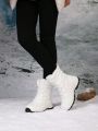 Women's Leisure Fashionable Plus Velvet Warm Snow Boots
