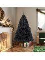 6ft 1600 Branches PVC Christmas Tree Black