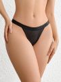 SHEIN Leisure Letter Graphic Thong