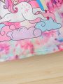 SHEIN Kids QTFun Toddler Girls Unicorn Print Tee