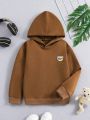 Little Boys' Bear Printed Hoodie