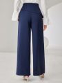 SHEIN Modely High Waist Wide Leg Suit Pants