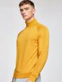 SHEIN Men Turtleneck Raglan Sleeve Sweater