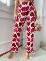 Umamao Estudio Women'S Heart Print Pyjama Bottoms