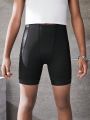 Boys (large) Side Cell Phone Pocket Tight Shorts