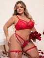 3-Piece Set Of Plus Size Underwear Accessories (Valentine'S Day)