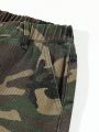 Teenage Boys' Camouflage Cargo Jeans