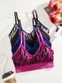 Women'S Full Printed Adjustable Strap Bra