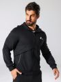 Daily&Casual Men's Letter Printed Hooded Sports Jacket