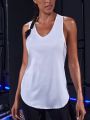 Mesh Insert Sports Tank Top