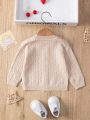 Baby Girls' Long Sleeve Button-Up Cardigan Sweater