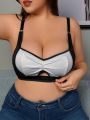 Plus Size Women's Hollow Out Bustier