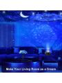 1PC Galaxy Projector Lights Starry Night Lights Moon Star Lights with Music Speaker, Color Changing Remote Control Party Lights for Kids Adults Boys Girls Kids Toys, Halloween Christmas Gifts Room Decoration