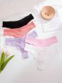 5pcs Women'S Thong Panties