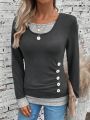 Women's 2 In 1 Long Sleeve T-Shirt