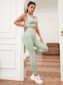 High Elasticity Seamless Women's Sports Suit