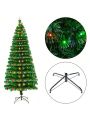 7.5FT Fiber Optic Christmas Tree with 260 LED Lamps & 260 Branches