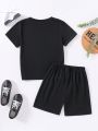 Toddler Boys' Short Sleeve T-Shirt And Shorts Set