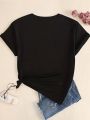 Round Neck Short Sleeve T-Shirt