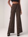 GABRIELLE NTI Flap Pocket Side Cargo Pants