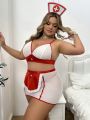 Plus Size Nurse Costume For Women's Lingerie