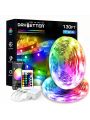 DAYBETTER Led Lights for Bedroom 130ft (2 Rolls of 65ft) WiFi Music Sync Color Changing LED Strip Lights with Remote and App Control 5050 RGB LED Light Strip, LED Lights for Room Home Party Decor