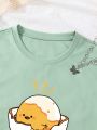 Girls' (Big) Egg Print Short Sleeve T-Shirt