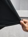 SHEIN BIZwear Color-Block Cutout Back Tie Waist Bodysuit With Contrasting Trim