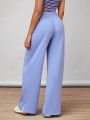 Forever 21 Women'S Casual Elastic Waist Straight Leg Sweatpants