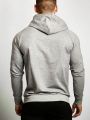 Daily&Casual Men'S Letter Printed Raglan Sleeve Hooded Sports Sweatshirt