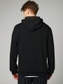 Men'S Letter Printed Hooded Sports Sweatshirt