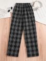 Teenagers' Plaid Casual Pants, Spring/summer