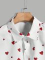 Manfinity RSRT Men's Long Sleeve Shirt With Rose Print