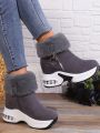 Women's Plus Velvet Thick-soled Height-increasing Short Boots, 2023 Snow Boots, New Autumn And Winter Warm Women's Boots