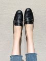 Women's Slip-on Peas Shoes, Versatile Flat Loafers