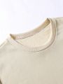 Manfinity Homme Loose Men's Regular Fit Round Neck Sweatshirt