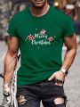 Manfinity Homme Men'S Christmas Printed T-Shirt