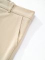 Men Solid Slant Pocket Pants