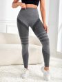 Yoga Future Seamless Wide Waistband Sports Leggings