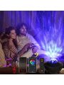 1pc Star Projector Galaxy Night Light Projector, 4 In 1 Starry Projector Light With App Control,Music Speakers And Timer,Adjustable Color Galaxy Projector,Perfect For Bedroom,Party Light,Room Decor, For Halloween,Christmas Gifts