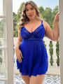 Plus Size Wireless And Sexy Lingerie Dress