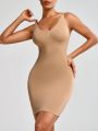 Ladies' Solid Color Bodycon Cami Dress