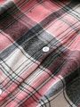 Plus Size Fashion Plaid Shirt