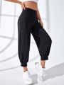 Yoga Basic Wide Waistband Sports Pants