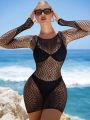 Sexy Fishnet Lingerie Bodystocking Dress For Women