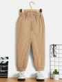 SHEIN Kids Cooltwn Boys' Simple Casual And Versatile Sweatpants For Kids