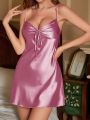 Knot Front Satin Cami Nightdress