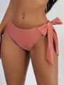 SHEIN Swim Chicsea Women's Bikini Bottom With Delicate And Elegant Side Ties
